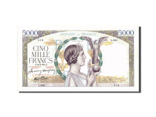 Francia, 5000 Francs, 5 000 F 1934-1944 ''Victoire'', 1941, KM:97c, 1941-08-14