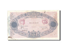 Biljet, Frankrijk, 500 Francs, 500 F 1888-1940 ''Bleu et Rose'', 1917