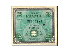 Billete, Francia, 2 Francs, 1944 Flag/France, 1944, 1944, MBC, Fayette:VF16.2