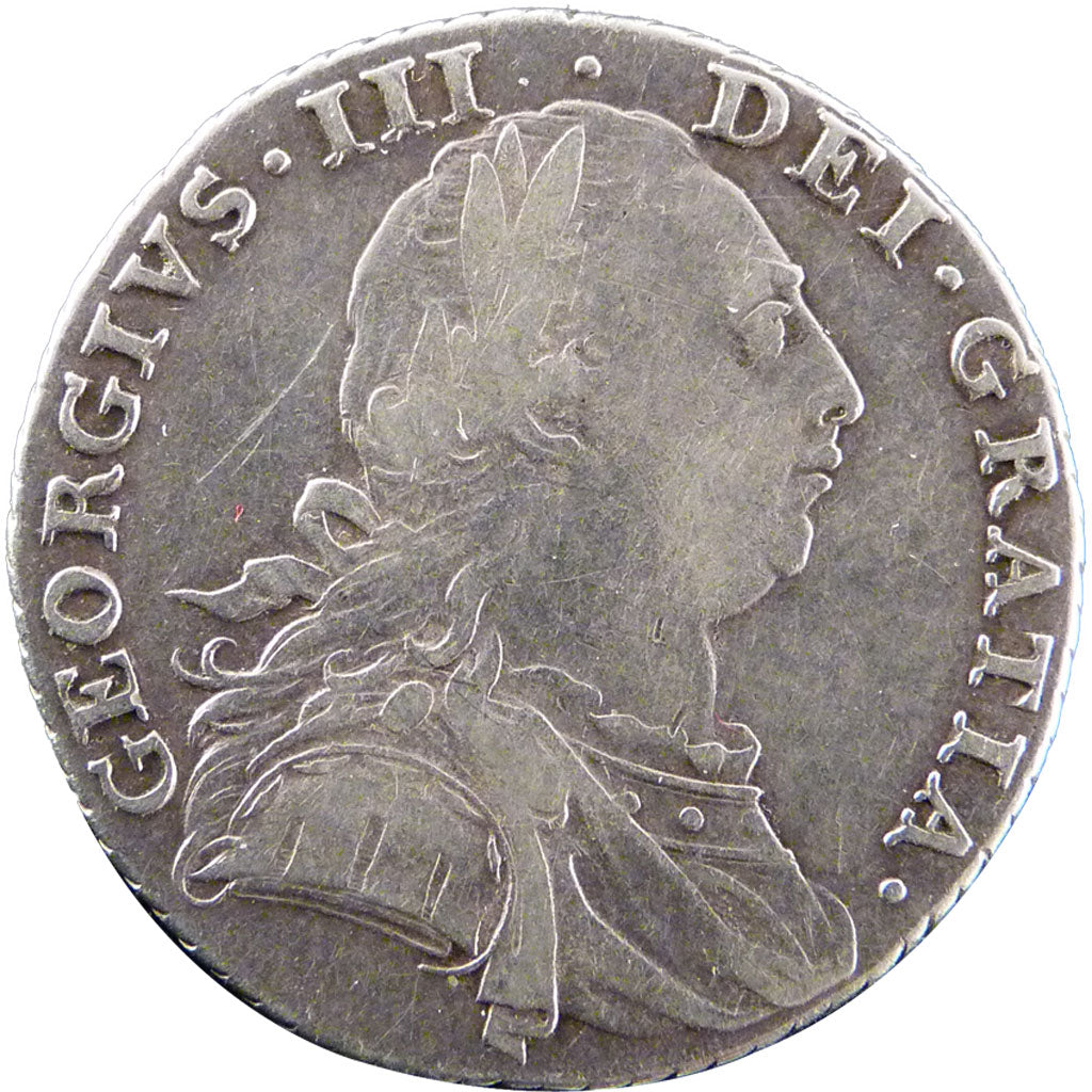 Great Britain, Shilling, 1787, EF(40-45), Silver, 5.90