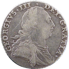 Great Britain, Shilling, 1787, EF(40-45), Silver, 5.90