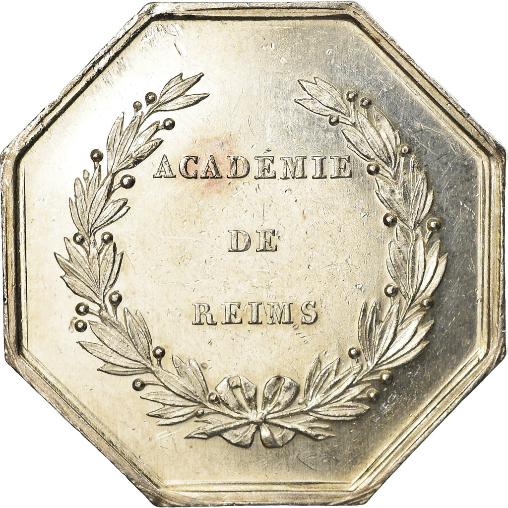 Frankreich, Token, Noblesse et Villes, Académie de Reims, 1841, Pingret, VZ