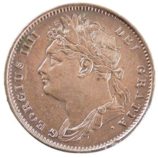 Great Britain, Farthing, 1821, KM #677, MS(65-70), Copper, 4.60