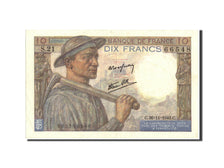 Francia, 10 Francs, 10 F 1941-1949 ''Mineur'', 1942, KM:99e, 1942-11-26, MBC+