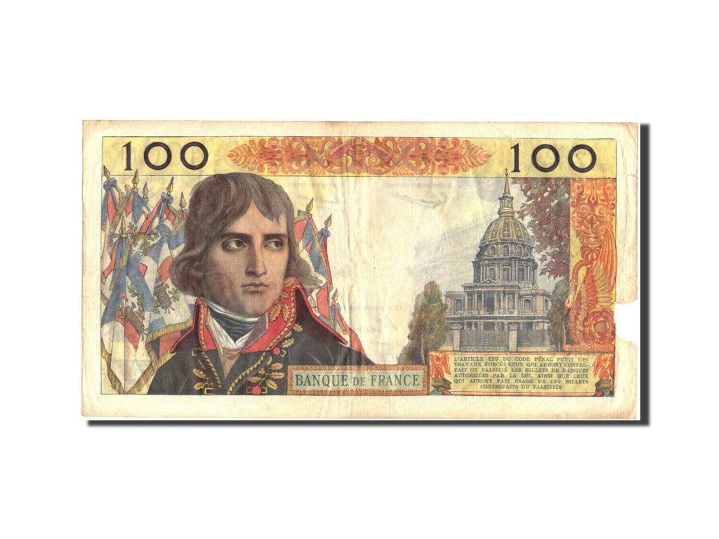 France, 100 Nouveaux Francs, 100 NF 1959-1964 ''Bonaparte'', 1960, KM:144a