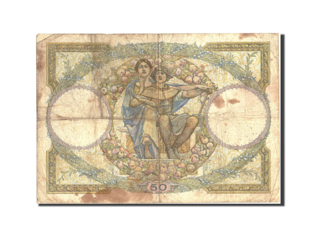 Biljet, Frankrijk, 50 Francs, 50 F 1927-1934 ''Luc Olivier Merson'', 1933
