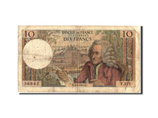 France, 10 Francs, 10 F 1963-1973 ''Voltaire'', 1970, KM:147c, 1970-03-05