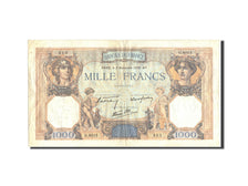 Francia, 1000 Francs, 1 000 F 1927-1940 ''Cérès et Mercure'', 1939, KM:90c