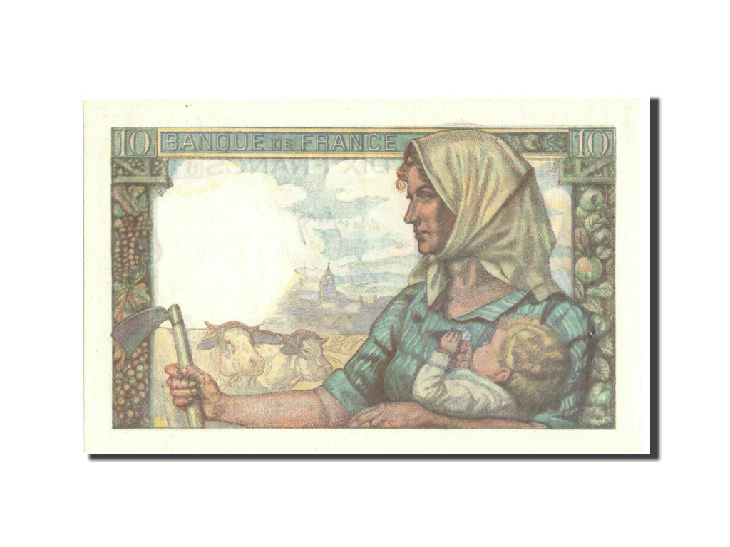 Banknote, France, 10 Francs, 10 F 1941-1949 ''Mineur'', 1949, 1949-06-30