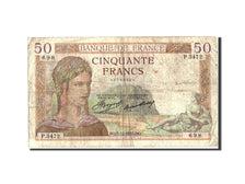 Frankreich, 50 Francs, 50 F 1934-1940 ''Cérès'', 1935, KM:81, 1935-12-05