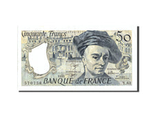 Francia, 50 Francs, 50 F 1976-1992 ''Quentin de La Tour'', 1991, KM:152e, 1991