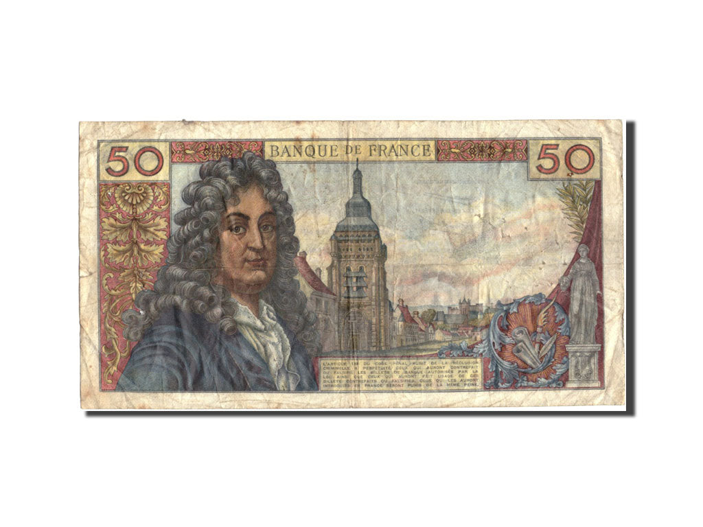 France, 50 Francs, 50 F 1962-1976 ''Racine'', 1962, KM:148a, 1962-06-07