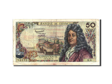 Geldschein, Frankreich, 50 Francs, 50 F 1962-1976 ''Racine'', 1962, 1962-06-07