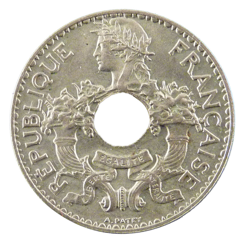 Indocina francese, 5 Cents, 1938, SPL-, Nichel-ottone, Lecompte:120