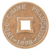 Indochine, Sapèque, 1898, Paris, EF(40-45), Bronze, Lecompte #14, 2.10