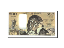 Geldschein, Frankreich, 500 Francs, 500 F 1968-1993 ''Pascal'', 1982