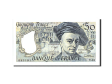 Banconote, Francia, 50 Francs, 50 F 1976-1992 ''Quentin de La Tour'', 1991