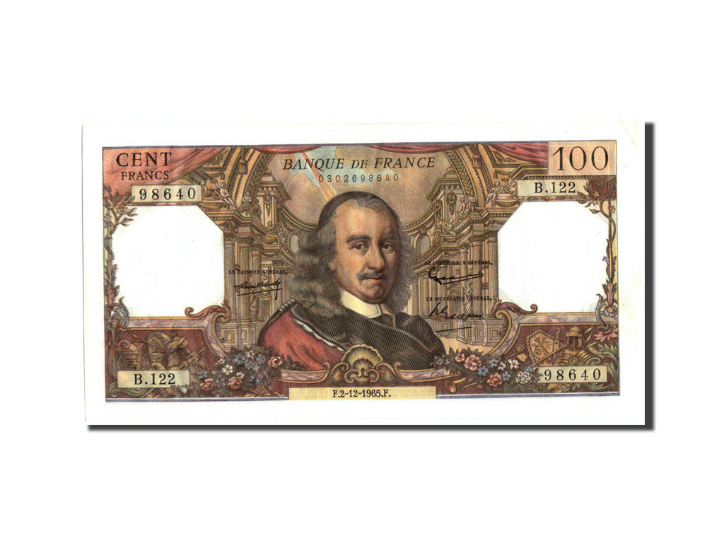 Banknote, France, 100 Francs, 100 F 1964-1979 ''Corneille'', 1965, 1965-12-02