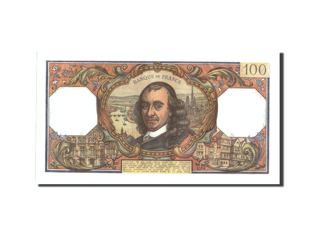 Banconote, Francia, 100 Francs, 100 F 1964-1979 ''Corneille'', 1968, 1968-05-02