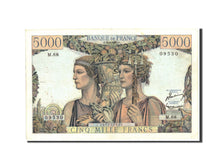 Billet, France, 5000 Francs, 5 000 F 1949-1957 ''Terre et Mer'', 1951
