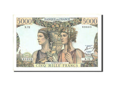 Billete, Francia, 5000 Francs, 5 000 F 1949-1957 ''Terre et Mer'', 1951