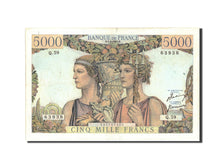 Banconote, Francia, 5000 Francs, 5 000 F 1949-1957 ''Terre et Mer'', 1951