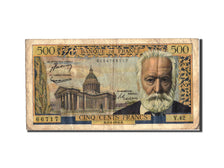 Banconote, Francia, 500 Francs, 500 F 1954-1958 ''Victor Hugo'', 1954