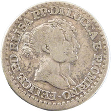 ITALIAN STATES, Franco, 1808, KM #23, F(12-15), Silver, 4.90
