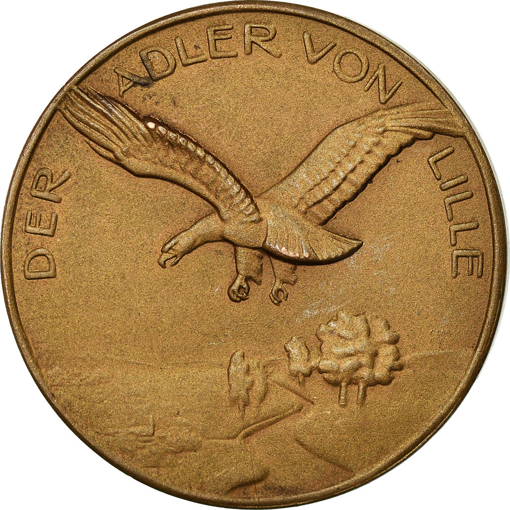 Allemagne, Médaille, Max Immelmann, Der Ader von Lille, Aviation, 1914-1918