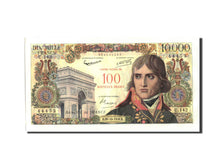 Banknote, France, 100 Nouveaux Francs on 10,000 Francs, 1955-1959 Overprinted