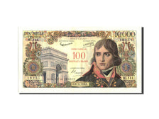 Banknote, France, 100 Nouveaux Francs on 10,000 Francs, 1955-1959 Overprinted