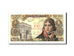 Banknote, France, 100 Nouveaux Francs on 10,000 Francs, 1955-1959 Overprinted
