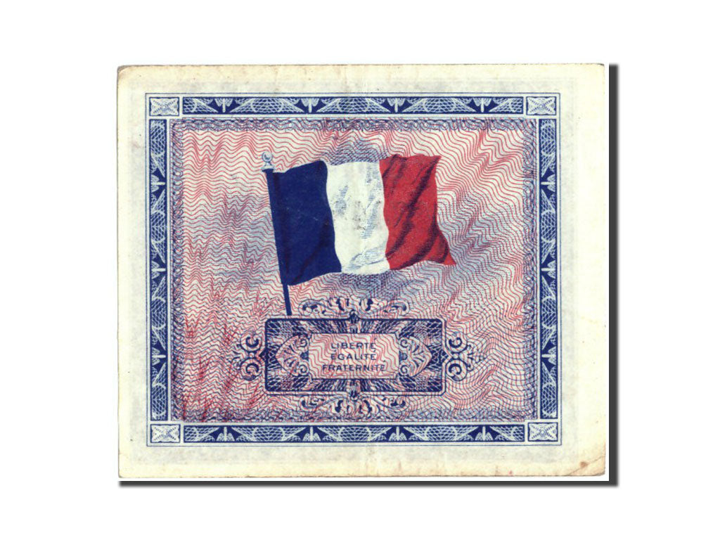 Banknot, Francja, 5 Francs, Flag/France, 1944, 1944, EF(40-45), Fayette:VF17.1