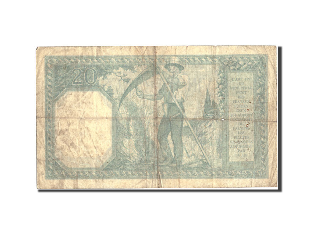 Banconote, Francia, 20 Francs, 20 F 1916-1919 ''Bayard'', 1918, 1918-07-08, MB