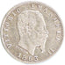 ITALY, 20 Centesimi, 1863, Milan, KM #13.1, EF(40-45), Silver, 1.00