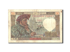 France, 50 Francs, 50 F 1940-1942 ''Jacques Coeur'', 1941, KM:93, 1941-03-13