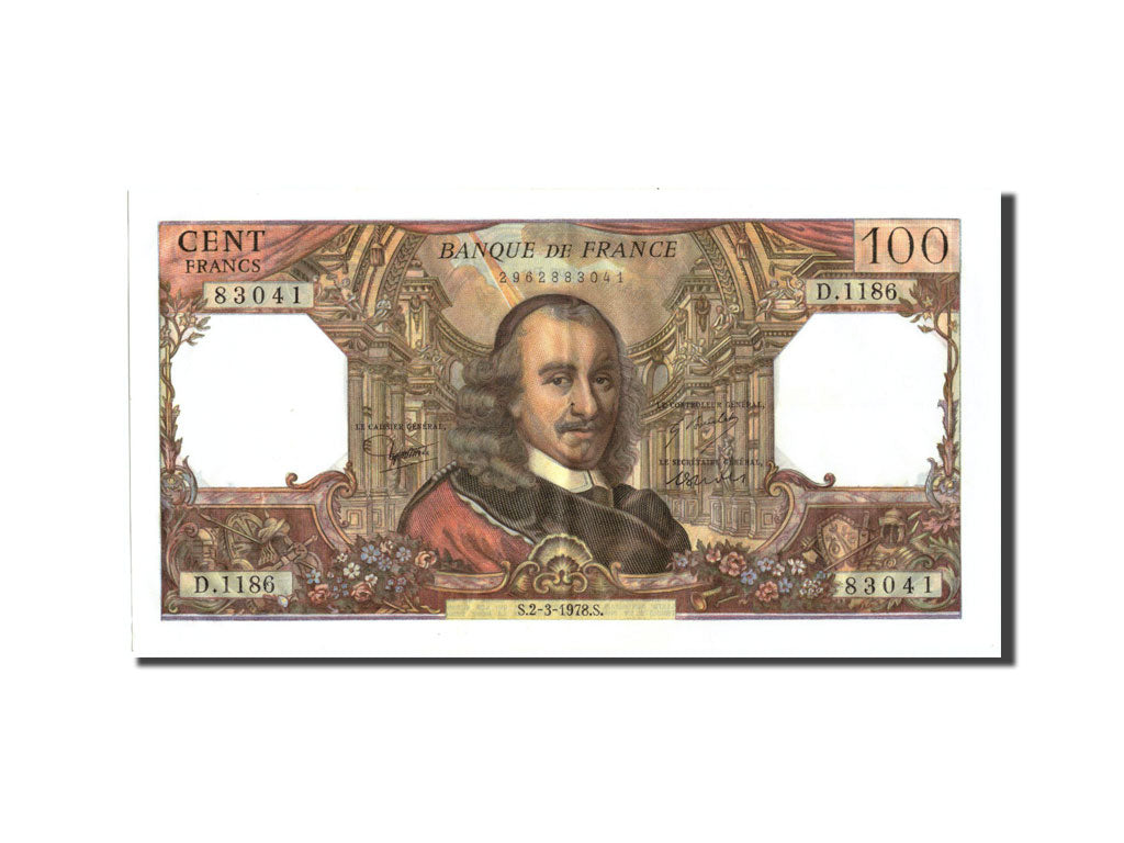 Banknote, France, 100 Francs, 100 F 1964-1979 ''Corneille'', 1978, 1978-03-02