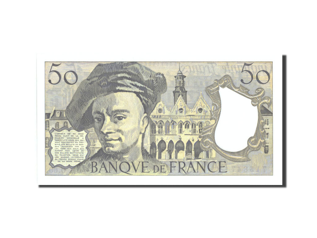 Billet, France, 50 Francs, 50 F 1976-1992 ''Quentin de La Tour'', 1990, 1990