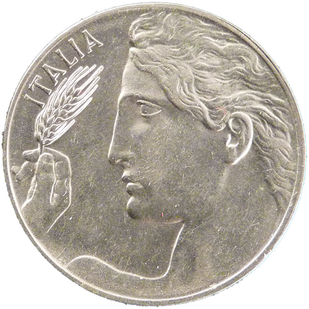 ITALY, 20 Centesimi, 1921, Rome, KM #44, AU(55-58), Nickel, 21.5, 4.00