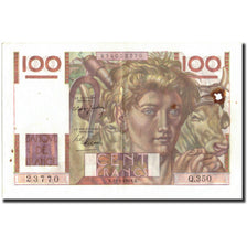 Biljet, Frankrijk, 100 Francs, 100 F 1945-1954 ''Jeune Paysan'', 1949