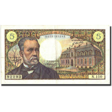Biljet, Frankrijk, 5 Francs, 5 F 1966-1970 ''Pasteur'', 1969, 1969-09-04, TB+