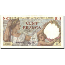 Frankreich, 100 Francs, 100 F 1939-1942 ''Sully'', 1942, KM:94, 1942-04-02, SS+