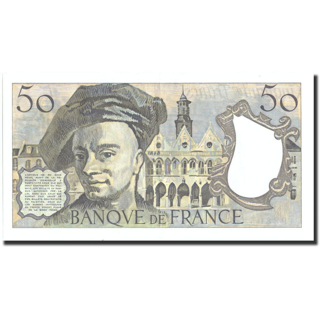 France, 50 Francs, 50 F 1976-1992 ''Quentin de La Tour'', 1983, 1983, KM:152b