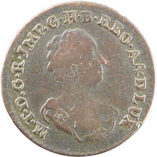 Luxembourg, Liard, 1757, Brussels, KM #1, VF(20-25), Copper, 3.20