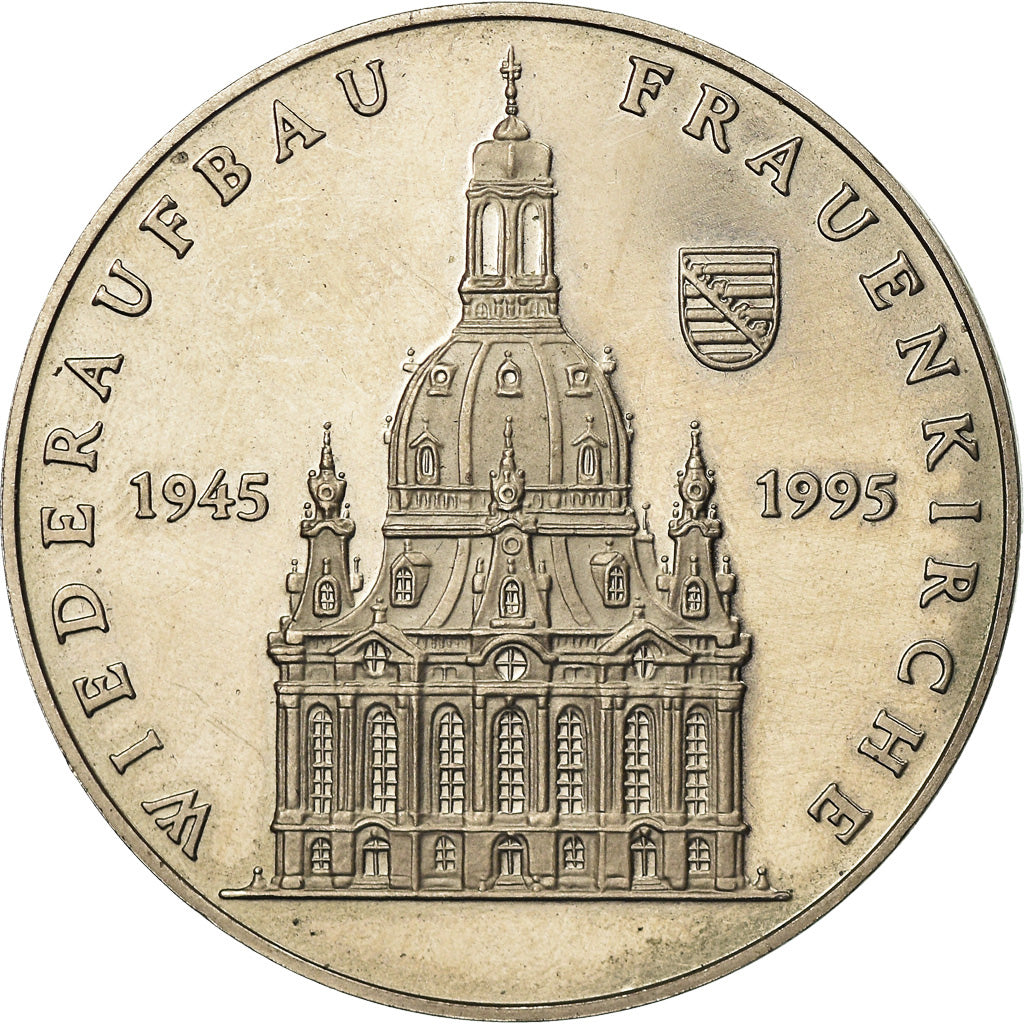 Germany, Medal, Wiederaufbau Frauenkirche, 1995, MS(60-62), Copper-nickel