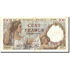 Francia, 100 Francs, 100 F 1939-1942 ''Sully'', 1941, KM:94, 1941-10-30, EBC+
