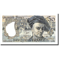 Billete, Francia, 50 Francs, 50 F 1976-1992 ''Quentin de La Tour'', 1983, 1983