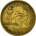 Moneda, Mónaco, Louis II, Franc, 1924, Poissy, MBC, Aluminio - bronce