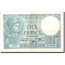 Banknote, France, 10 Francs, 10 F 1916-1942 ''Minerve'', 1939, 1939-09-14