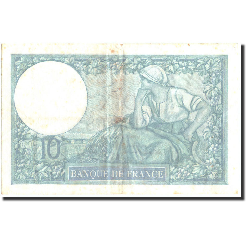 Banknote, France, 10 Francs, 10 F 1916-1942 ''Minerve'', 1939, 1939-09-14